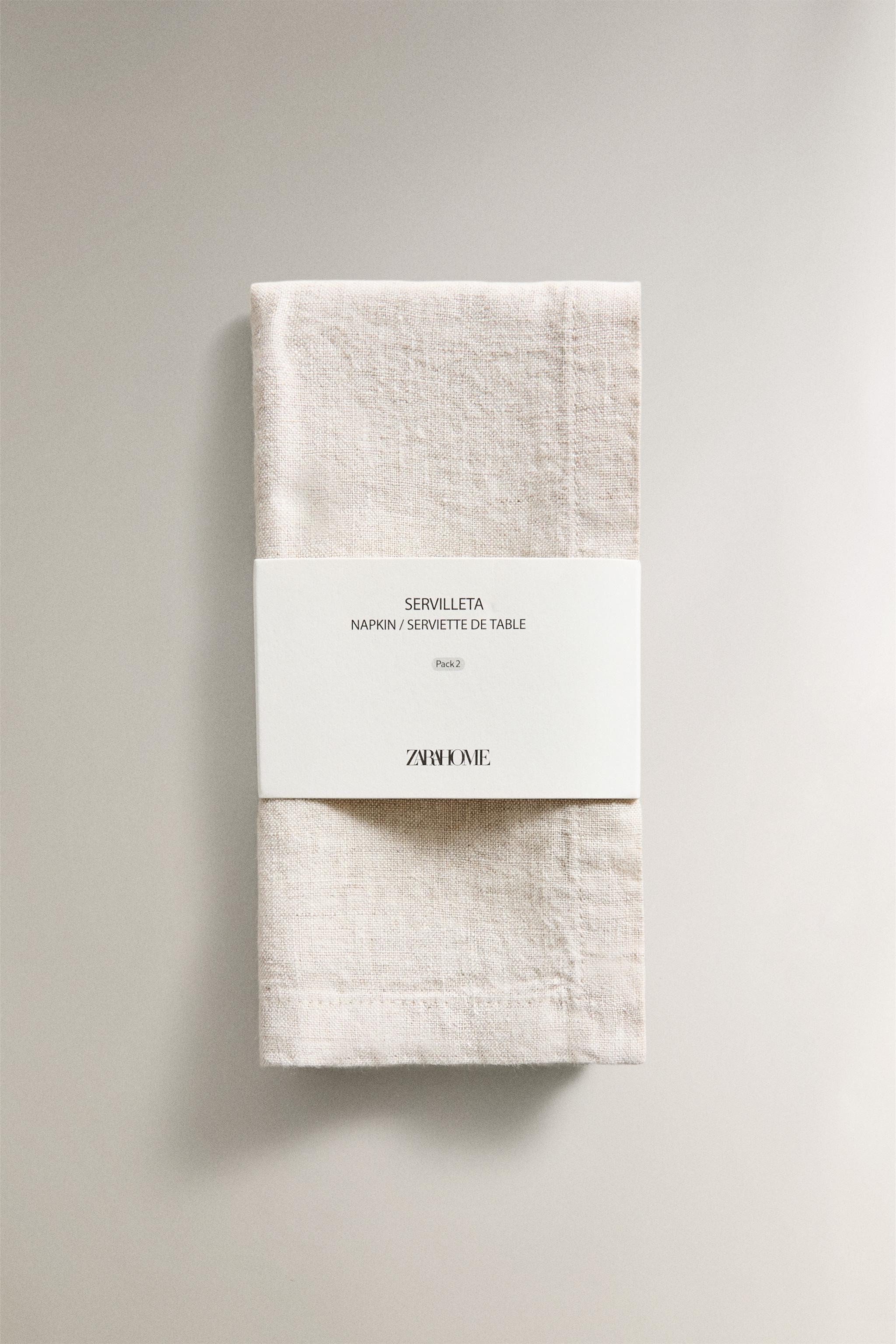 SET OF WASHED LINEN NAPKINS (SET OF 2)